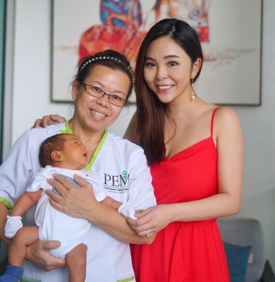 pem confirnement nanny singapore