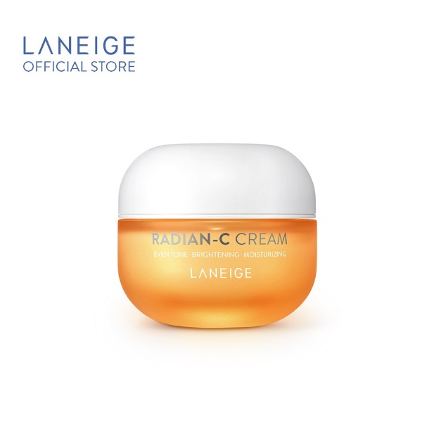 laneige best seller radian-c cream orange jar whitening diminish dark spots