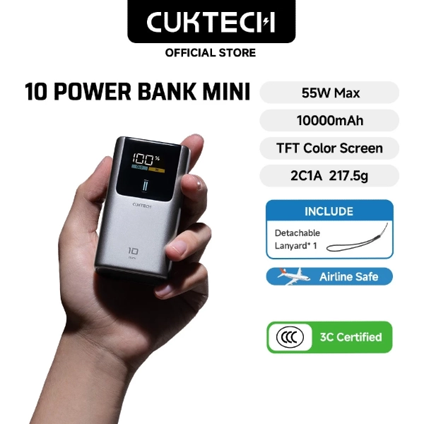 CUKTECH 10 Mini 10,000mAh Super fast charge