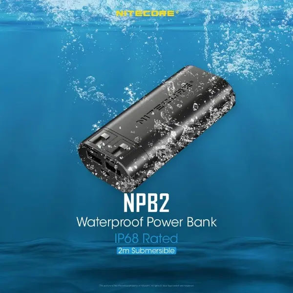 Nitecore NPB2 10,000mAh best power bank singapore for outdoor