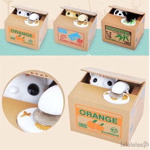 Gifts for cat lovers automatic piggy bank