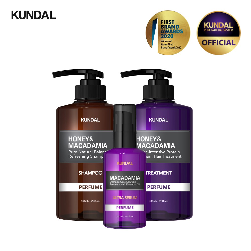 kundal honey and macadamia shampoo review with conditioner and serum