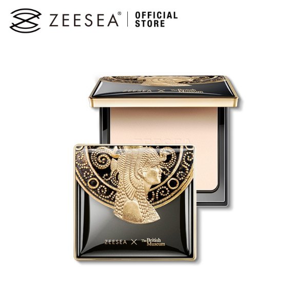 zeesea review british museum matte pressed powder Egyptian queen 