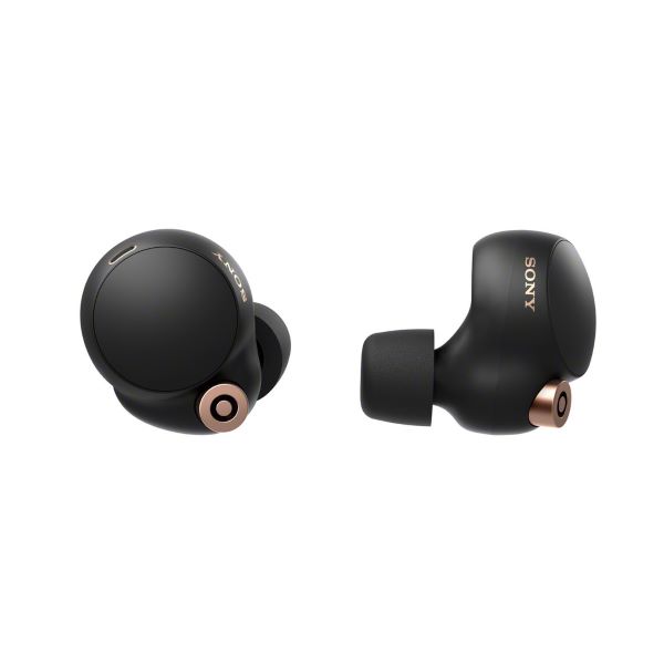 black sony WF-1000XM4 Noise-Cancelling Earbuds