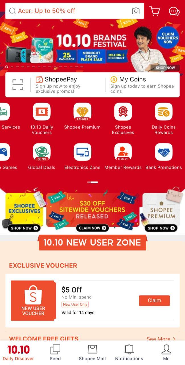 Website shopee singapore Shopee Vs