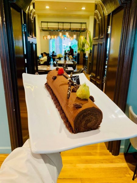 the masons table affordable christmas dinner 2021 singapore a la carte log cake
