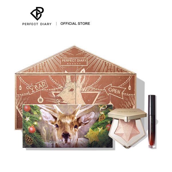 christmas makeup gift set perfect diary sika deer explorer eyeshadow winter limited edition gift set