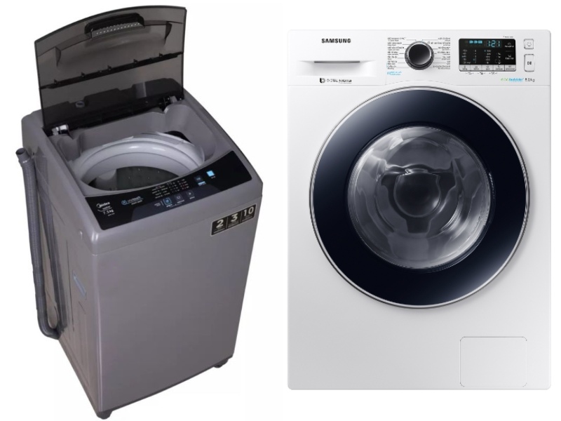 top load vs front load washing machine