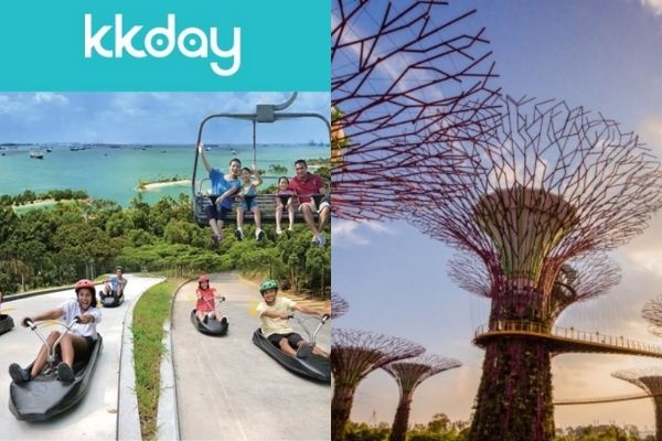 kkday luge and skyline and gardens by the bay 