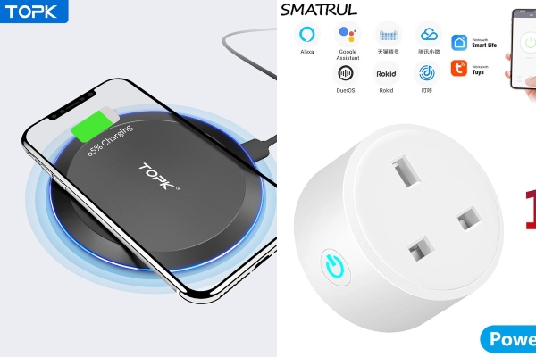 wireless charging pad and wifi socket adapter