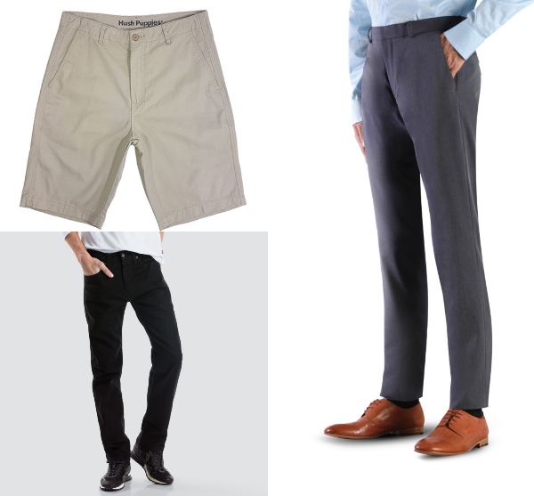 minimalist wardrobe for men bottoms