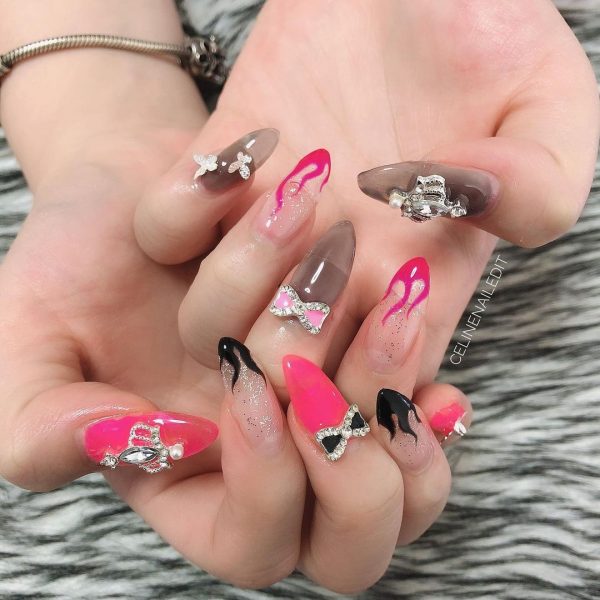 celinenailedit nail extensions gel manicure service home based nail salon