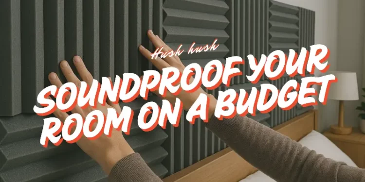 soundproof room on budget