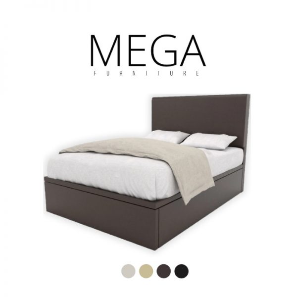space saving furniture storage bed leather