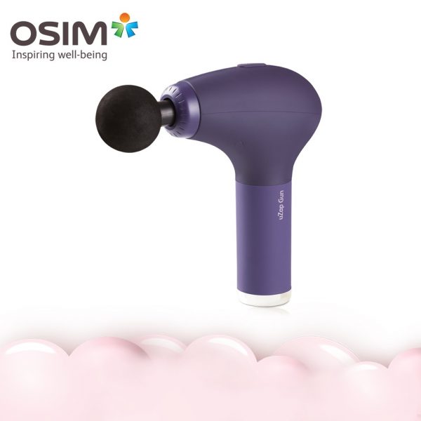 OSIM uZap Gun Handheld Massager purple lightweight