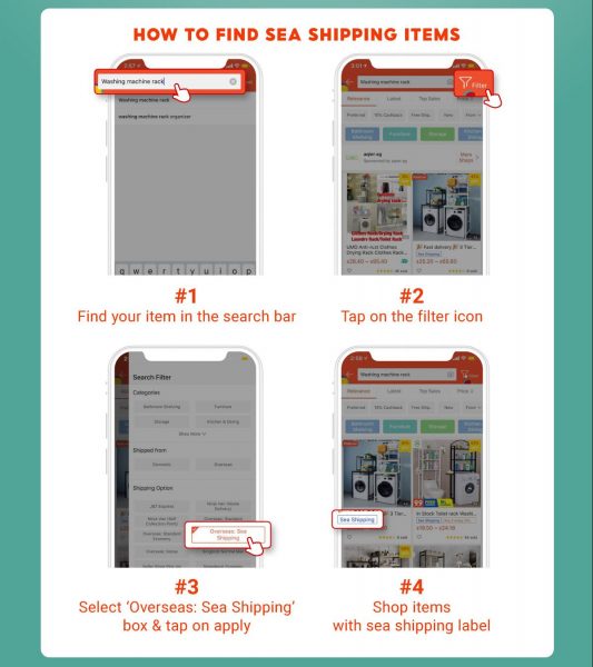 shopee sea shipping how to