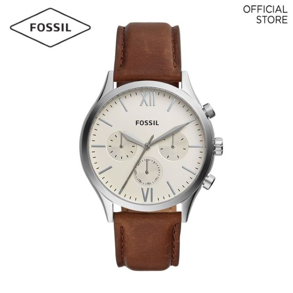 fossil singapore brown leather wrist watch gifts for men singapore