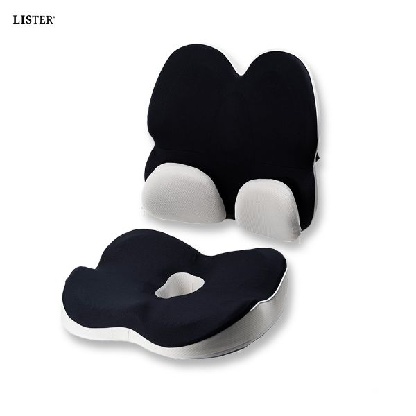 lister space memory foam cushion best back support for chair