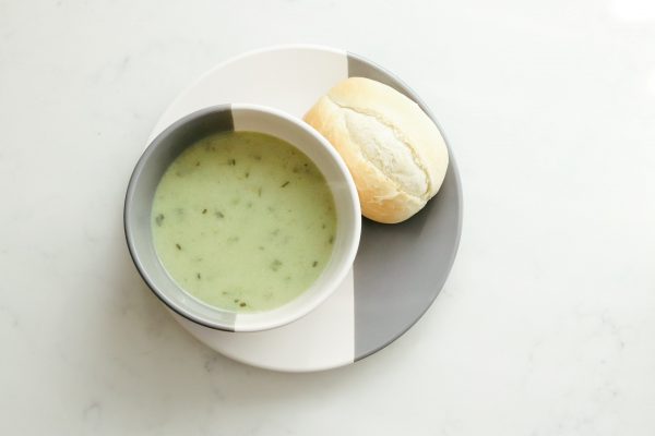 zucchini basil parmesan soup bread healthy recipe for weight loss