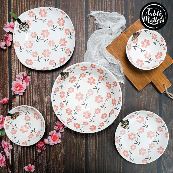table matters sakura pink collection plate bowl tableware