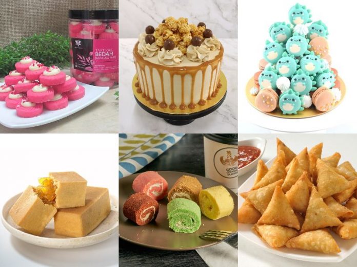 halal snacks singapore hari raya cake macarons pineapple tart