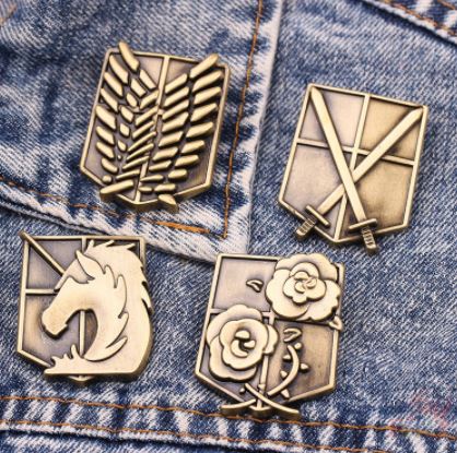 aot enamel pin attack on titan merchandise