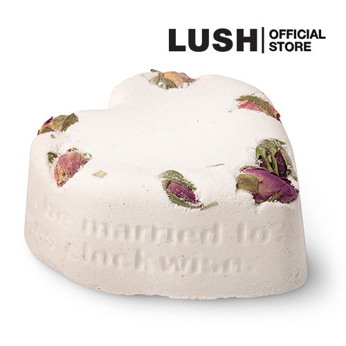 LUSH Tisty Tosty Bath Bomb singapore rose buds