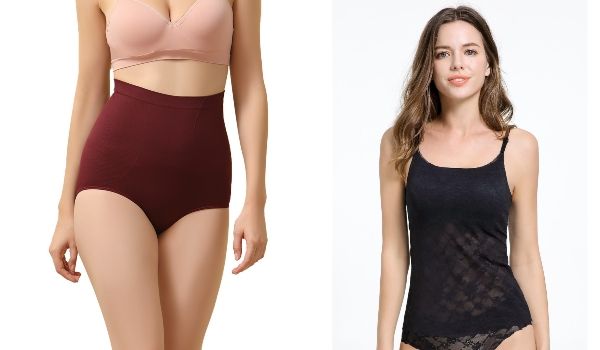 shapewear girdle and camisole