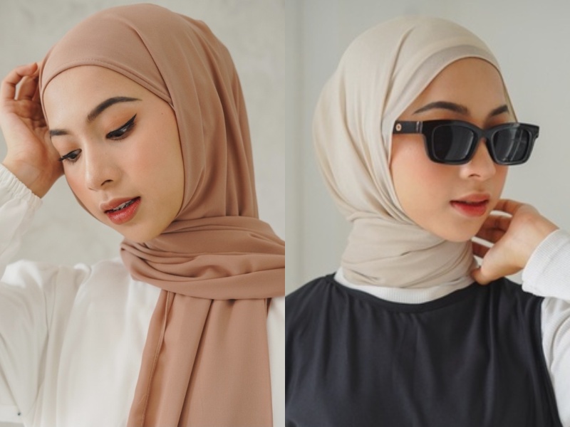 simple hijab styles modern tudung hari raya 2022