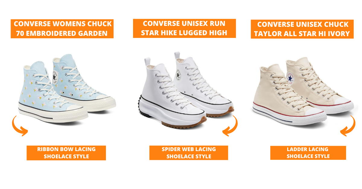 6 Unique Shoelace Style Ideas For Your High Top Converse