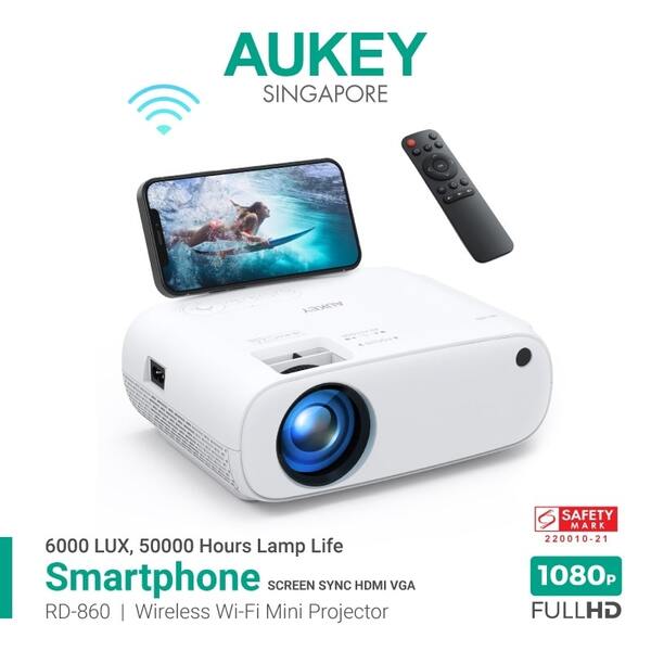Aukey RD-860 Wi-Fi Mini Projector