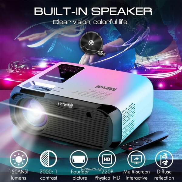 Mirval Y5A Android Projector best home projector singapore