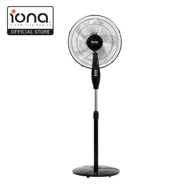 iona black stand fan 