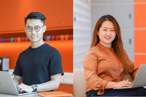 [Left] Phong, [Right] Carmen, from the Shopee Data Product Management team