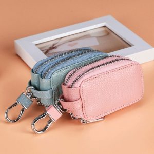 Double zipper pouch