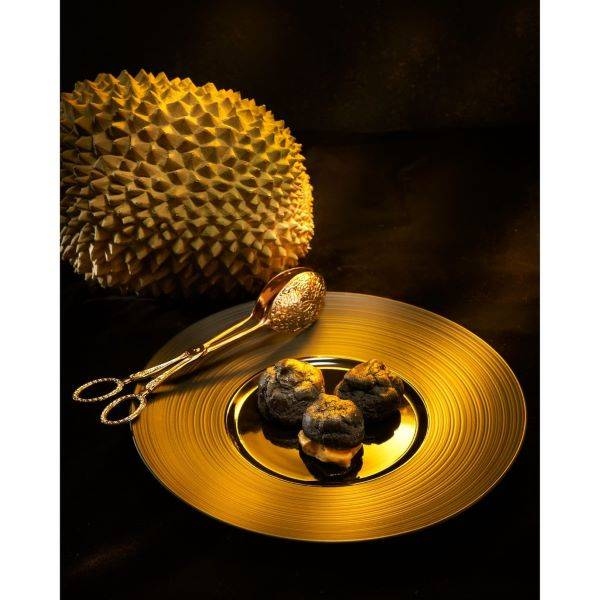 golden moments best premium mao shan wang durian puff black 24k gold dust