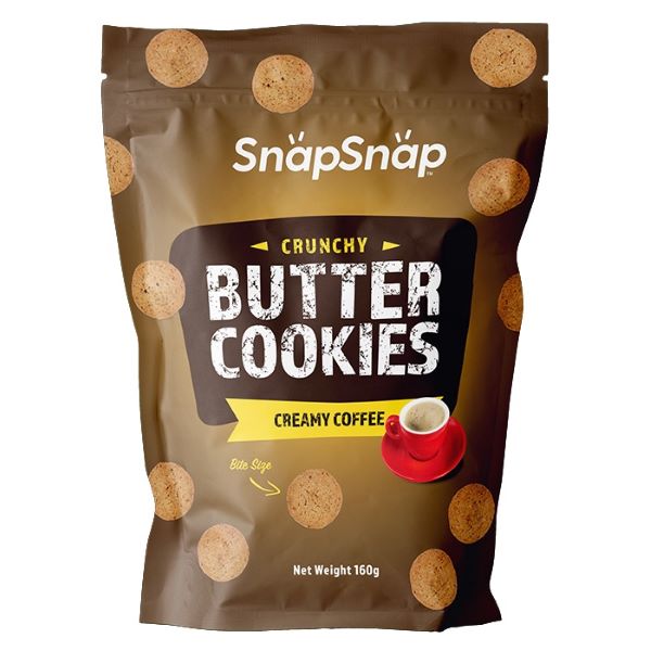 SnapSnap Butter Cookies Creamy Coffee