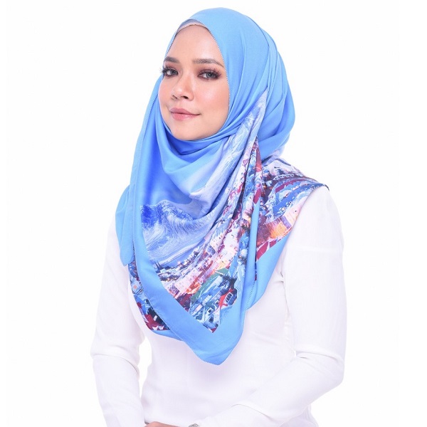 round-shaped faces simple hijab styles