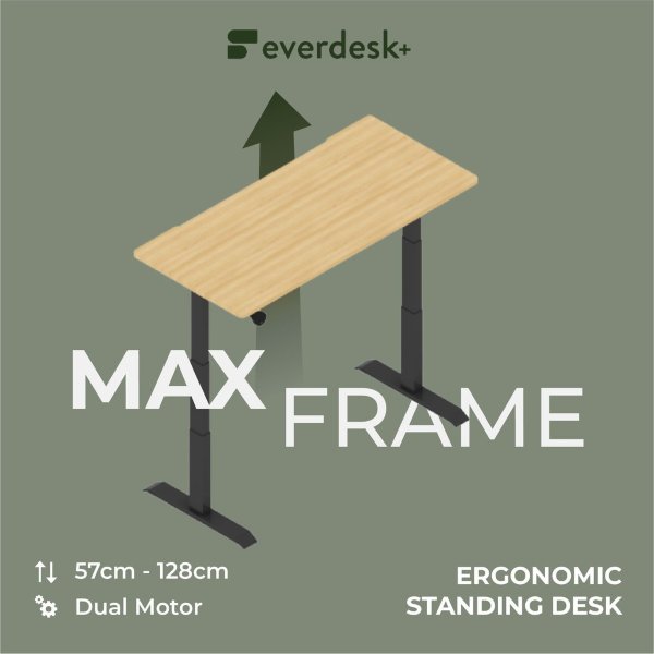 ergoedge everdesk+ max adjustable table best standing desk singapore