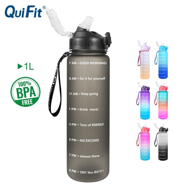QuiFit Tritan Water Bottle for home gym