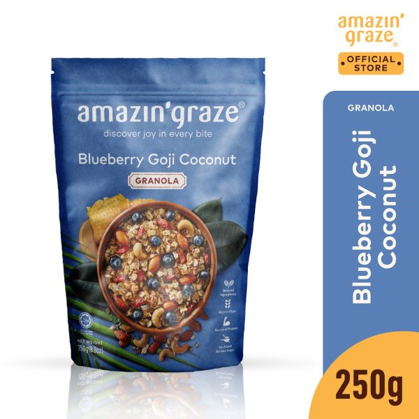 Amazin graze granola blueberry goji healthy snack singapore