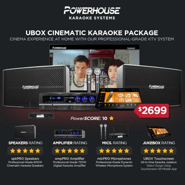 Powerhouse Cinematic Home Karaoke System