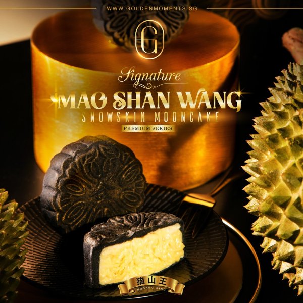 golden moments Premium Mao Shan Wang Durian Snowskin Mooncakes
