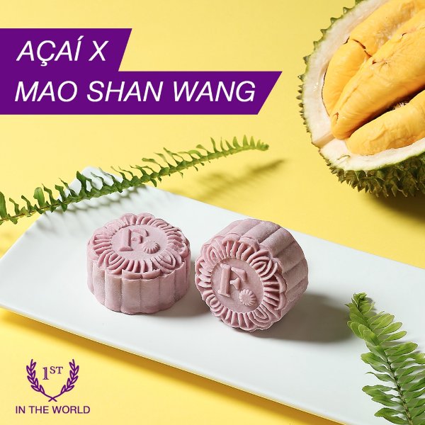 Acai Snowskin Mao Shan Wang Durian Mooncakes 