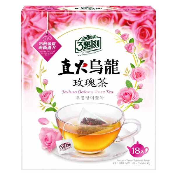 3:15 Pm ccarved straight fire oolong rose tea taiwan beverage