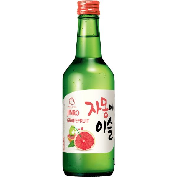 bottle of grapefruit soju best flavours