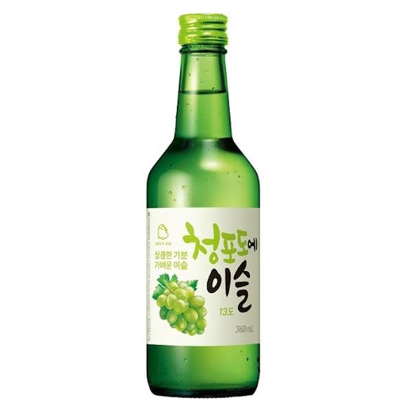 bottle of green grape soju best soju flavours