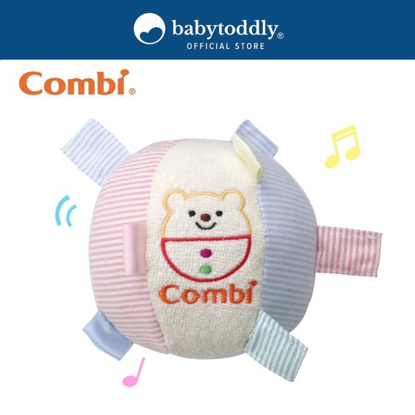 combi tag ball with sound education toy for babies rattle