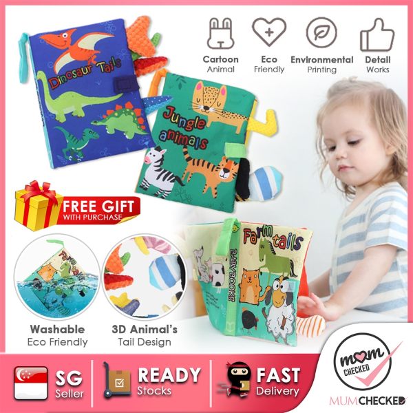 interactive 3d cloth book educational toy baby 2 year old