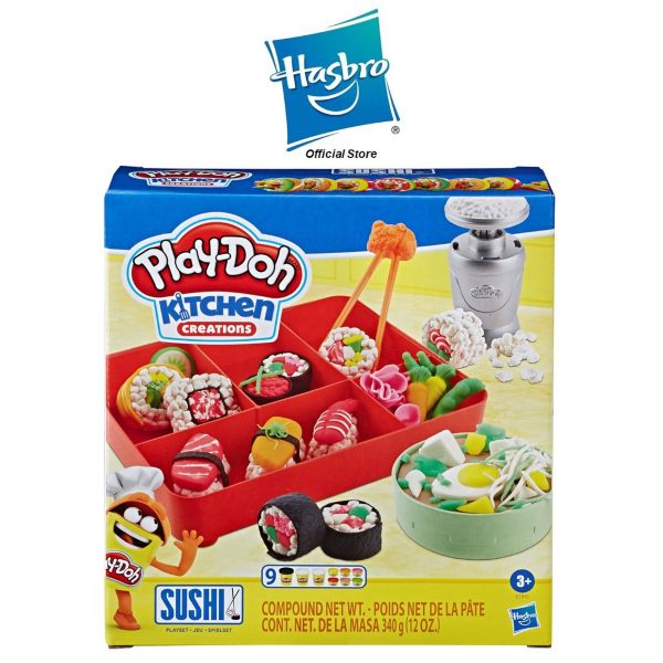 play doh kitchen creations sushi play food set dough educational toy 3 year old